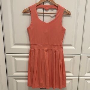 Sleeveless Coral Dress